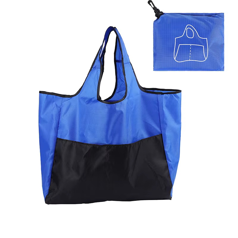 Grand Sac à Provisions Pliable Réutilisable pour Femme, Sac à Cuillère, Fruits, Pique-Nique, Épiceri
