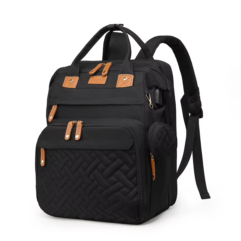 Sac maman sac mère et bébé avec moustiquaire berceau Usb charge sac mère multifonctionnel