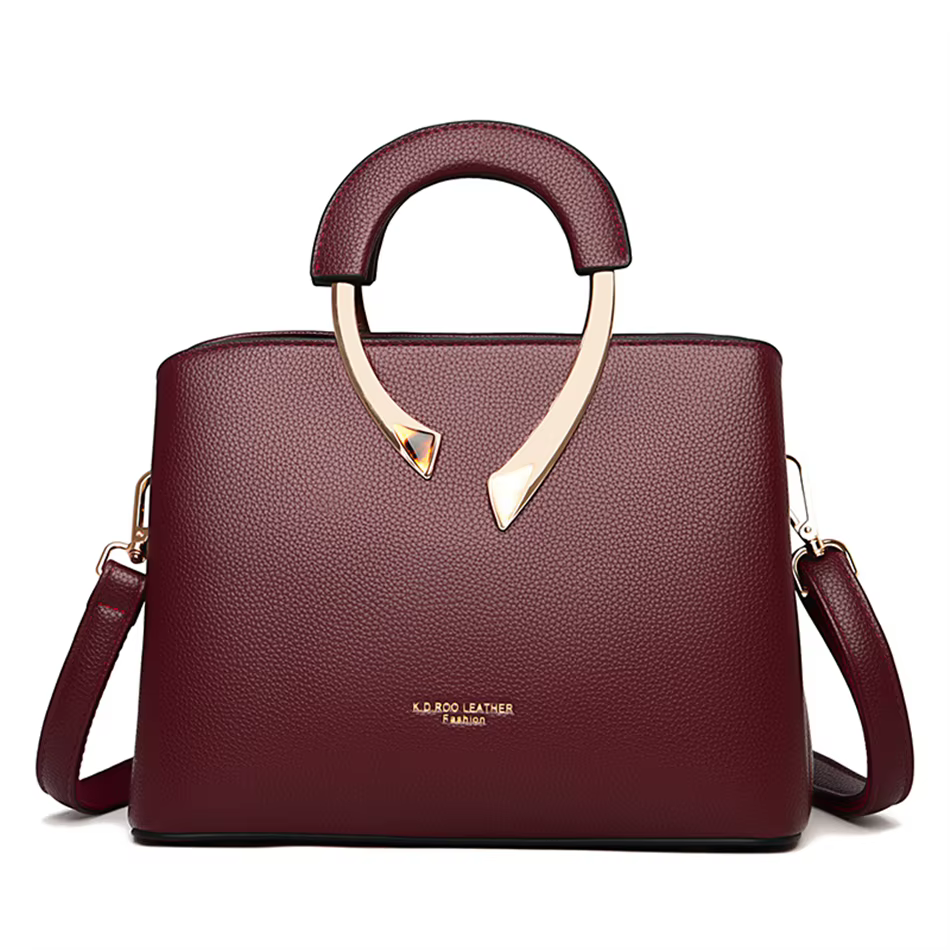 VANDERWAH véritable haute qualité en cuir fourre-tout décontracté sacs à main de luxe femmes sacs co