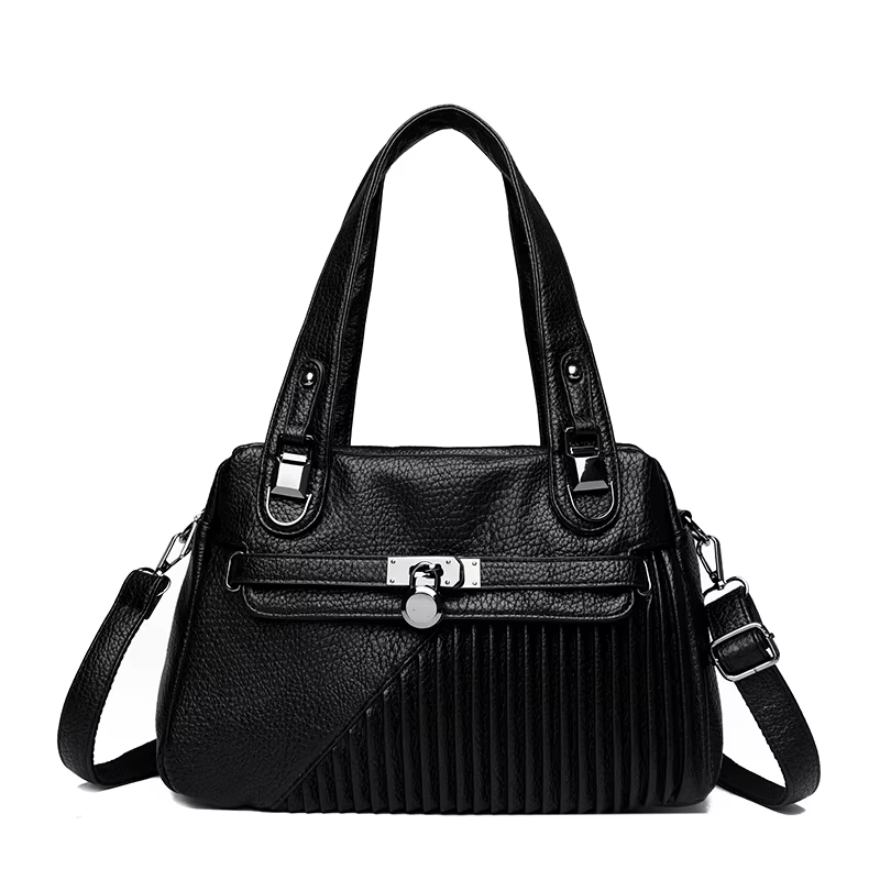 Sac à main simple pour femme de grande capacité, sac à bandoulière multifonctionnel, disponible en s