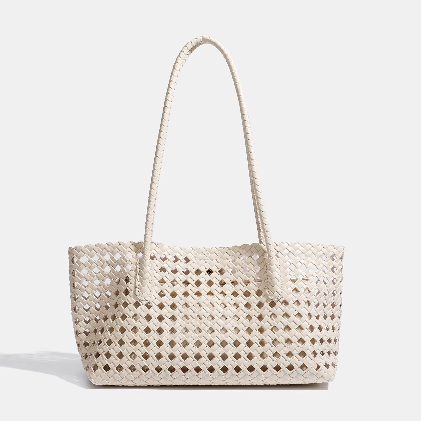 Sac fourre-tout tissé vert citron avec pochette, sac à bandoulière pour femme, idéal pour l'été et l