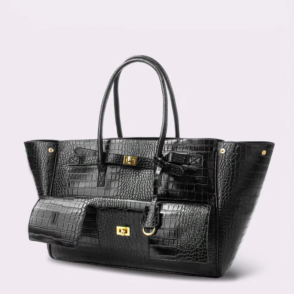 Sac à main de luxe pour femme, sacs à bandoulière, sac fourre-tout grande capacité, sac en cuir PU m