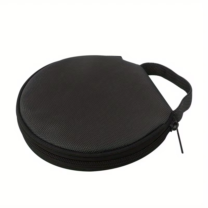 Étui à CD portable, support rond pour 20 CD, sac de rangement pour DVD en tissu Oxford, porte-cartes