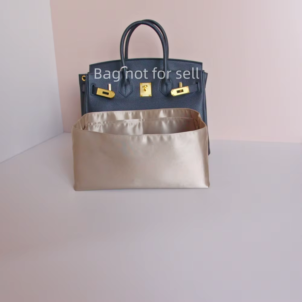 Sac intérieur pour Birkins, haute densité, étanche, satin léger, convient pour H Bir Kin 25, 30, 35