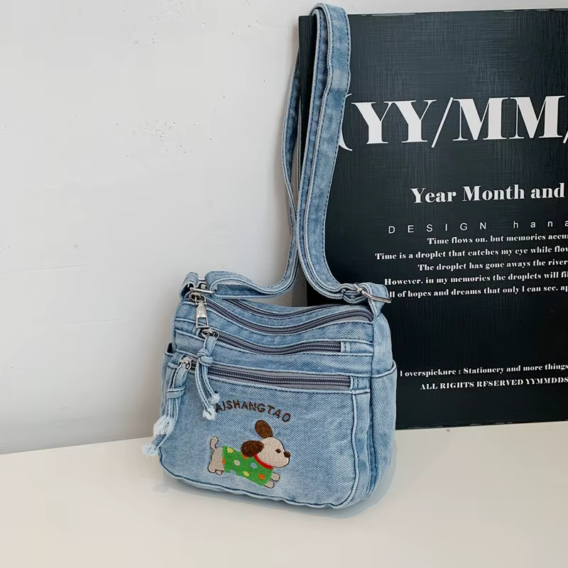Sac à bandoulière en Denim pour femmes, nouvelle mode, sac à bandoulière de bonne qualité, fourre-to