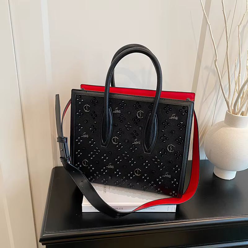Sac fourre-tout vintage ajouré, grand sac de shopping, sac polyvalent à porter à l'épaule et en band