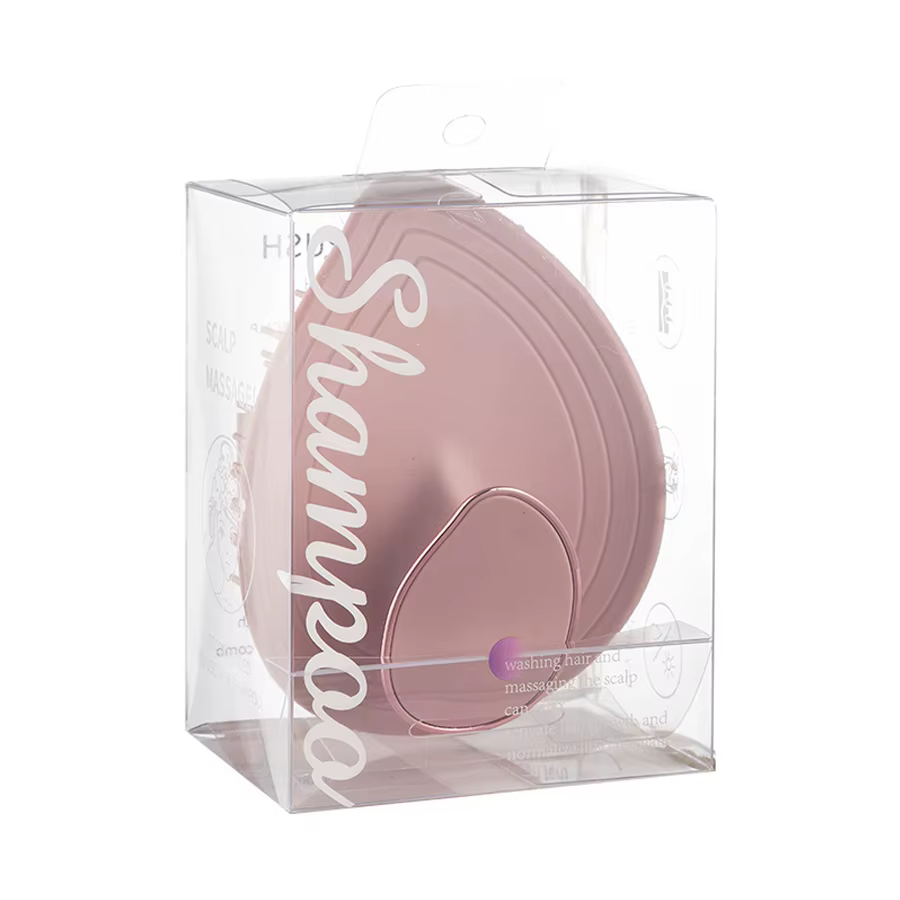 Brosse à shampoing pour massage du cuir chevelu en silicone – Essentiel de lavage des cheveux à domi