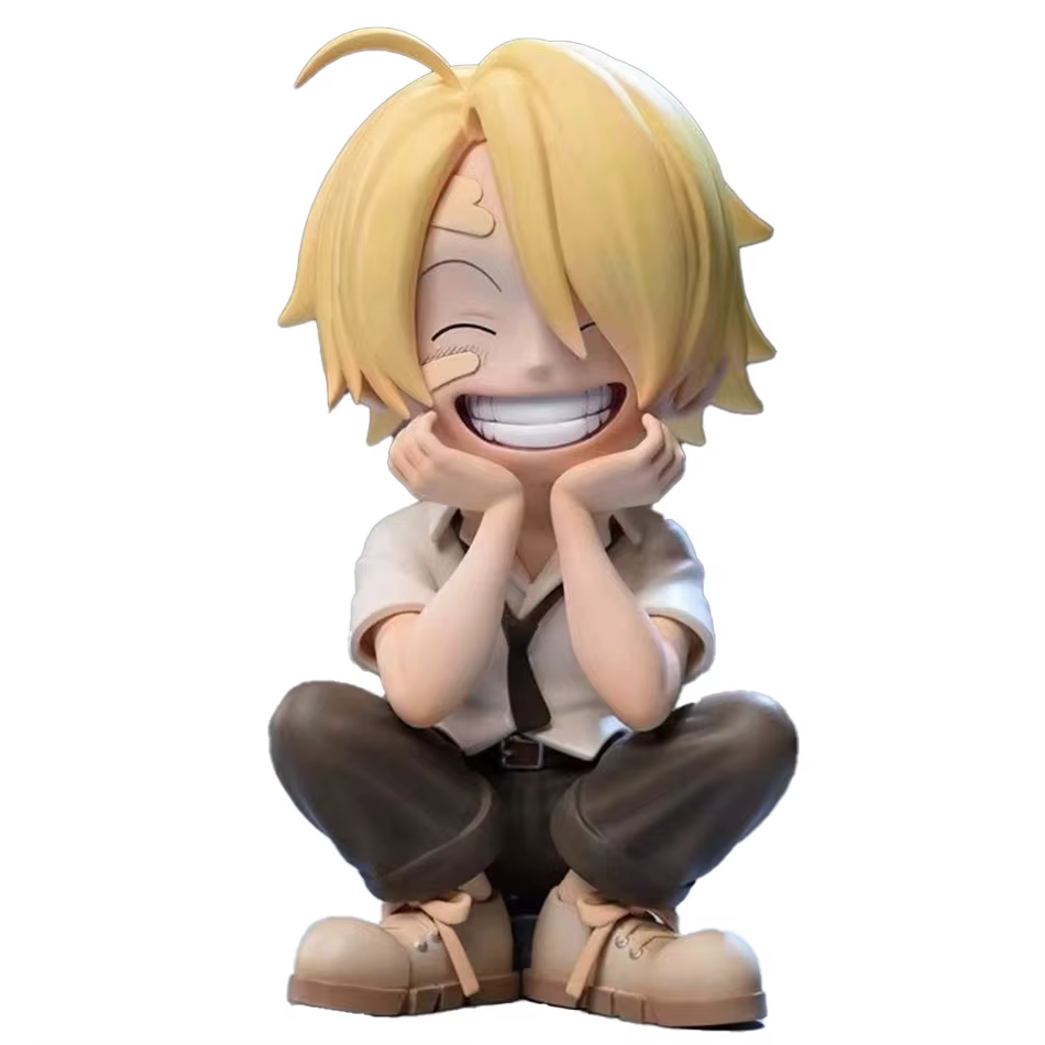 Figurine d'anime One Piece - Portgas D Ace Yamato, modèle Q Version, jouet de collection, ornement d