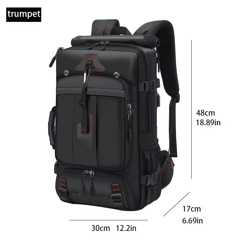 Sacs à dos de voyage pour hommes et femmes, sac à dos surdimensionné de 60 à 70 litres, sac de voyag