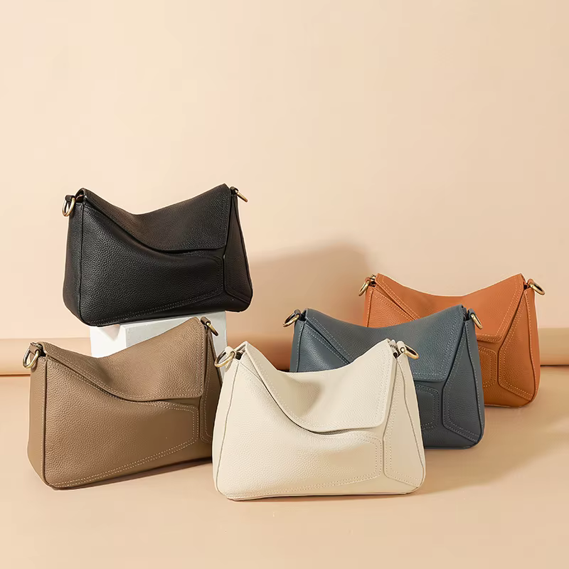 Nouveaux sacs à main de haute qualité en cuir véritable femmes sac fourre-tout de luxe en peau de va