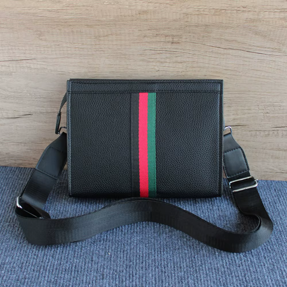 Sac à main pour homme tendance, sac à bandoulière léger et décontracté haut de gamme, sac à bandouli