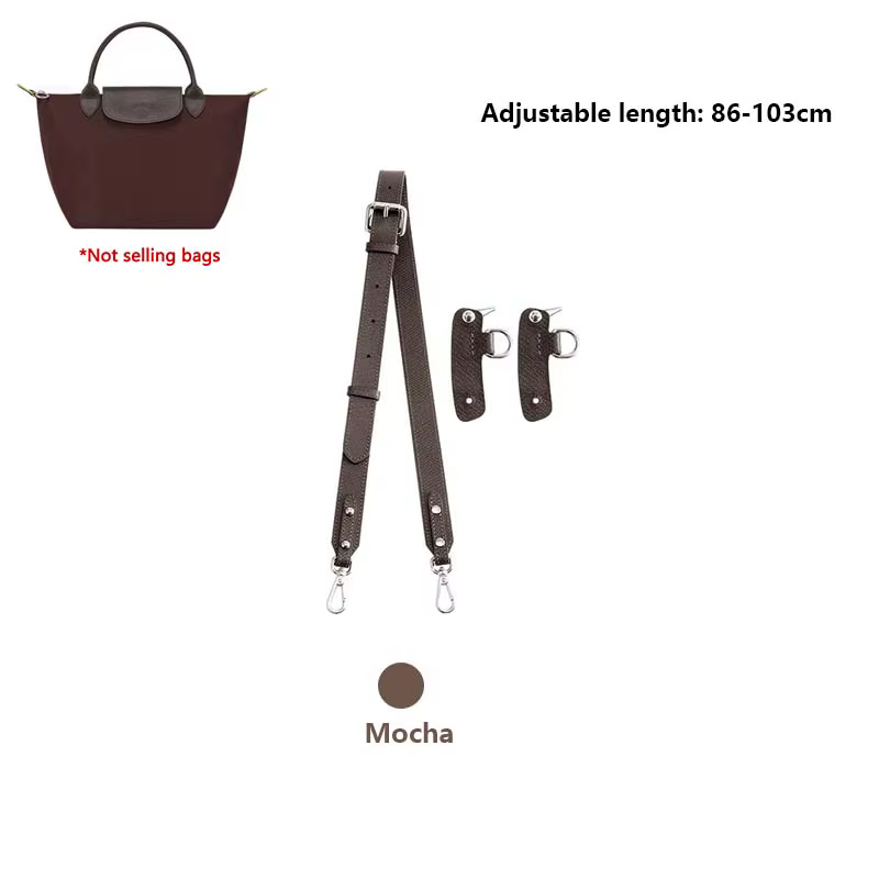 Bandoulière de sac en cuir pour pochette Longchamp, poignée courte, modification de petit sac sans p