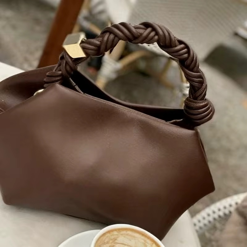 Sac à bandoulière hexagonal tissé 2026, style décontracté, de créateur parisien, pour femme, avec un