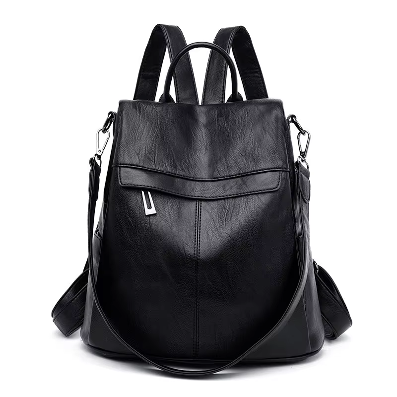 Sacs à dos en cuir pour femmes, de bonne qualité, grande capacité, antivol, de voyage, d'école pour 