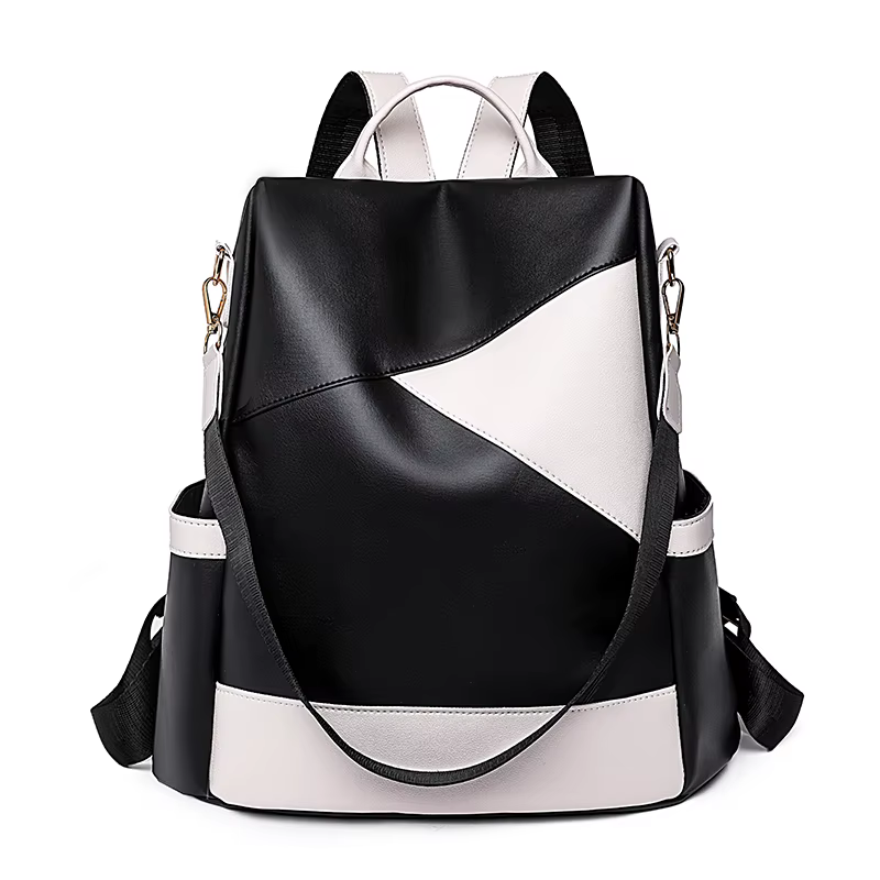 Sac à dos en cuir souple imperméable pour femmes, sac d'école à la mode pour filles, Design coloré d