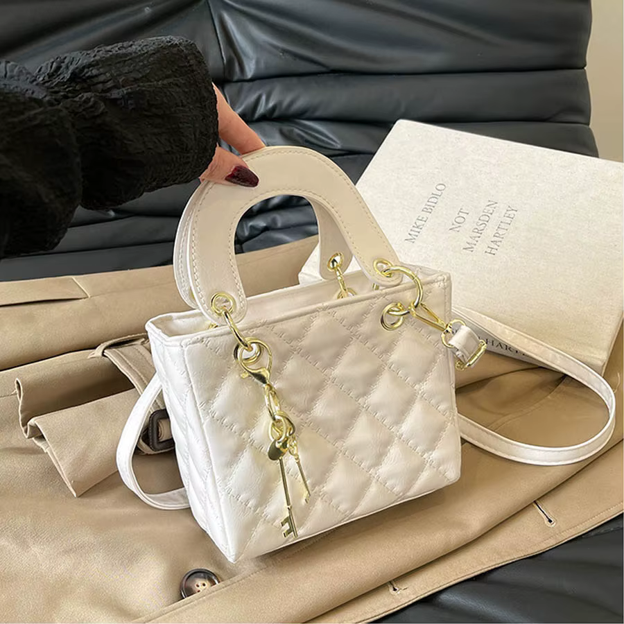 Sac à main Simple à la mode pour femmes, nouvelle grille de diamant, petit sac à bandoulière de Styl