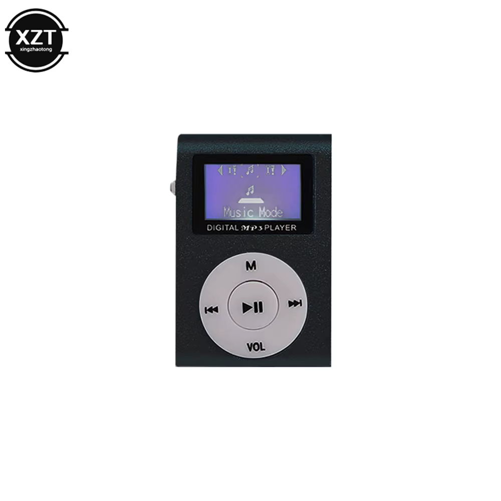 Mini lecteur MP3 Portable avec écran LCD, Clip métallique, USB, lecteurs de musique MP3, Support SD 