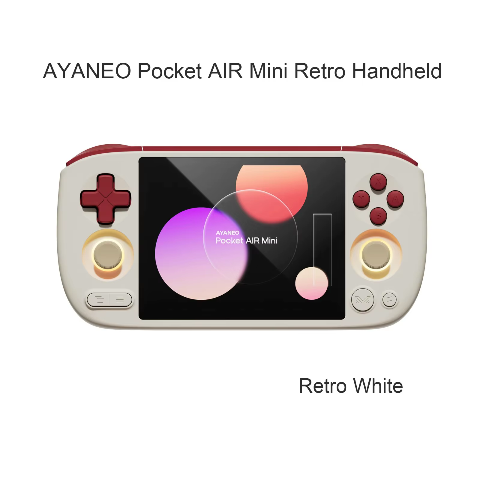 Console de jeu rétro portable AYANEO Pocket AIR Mini avec écran HD, 64 Go de stockage et joysticks à