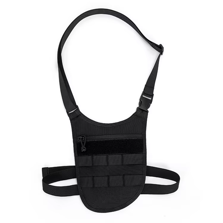 Sac à bandoulière tactique dissimulé, sac bandoulière secret, sacoche anti-vol pour agent secret, ac