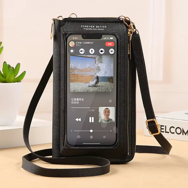 Sacs à bandoulière pour femmes, porte-monnaie pour téléphone portable à écran tactile, sac à bandoul