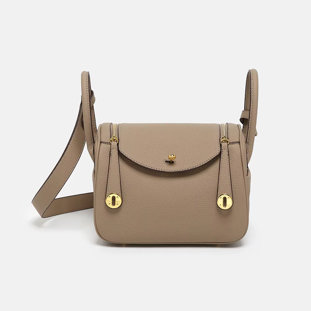 Sac à bandoulière tendance pour femme, sac à main en cuir grainé, sac décontracté polyvalent, sac co