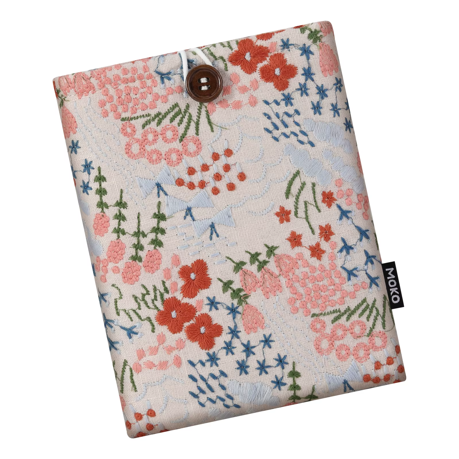 Pochette Kindle 6-7 "pour Voyage/Kobo eReader, pochette rembourrée marguerite brodée pour Kindle Pap