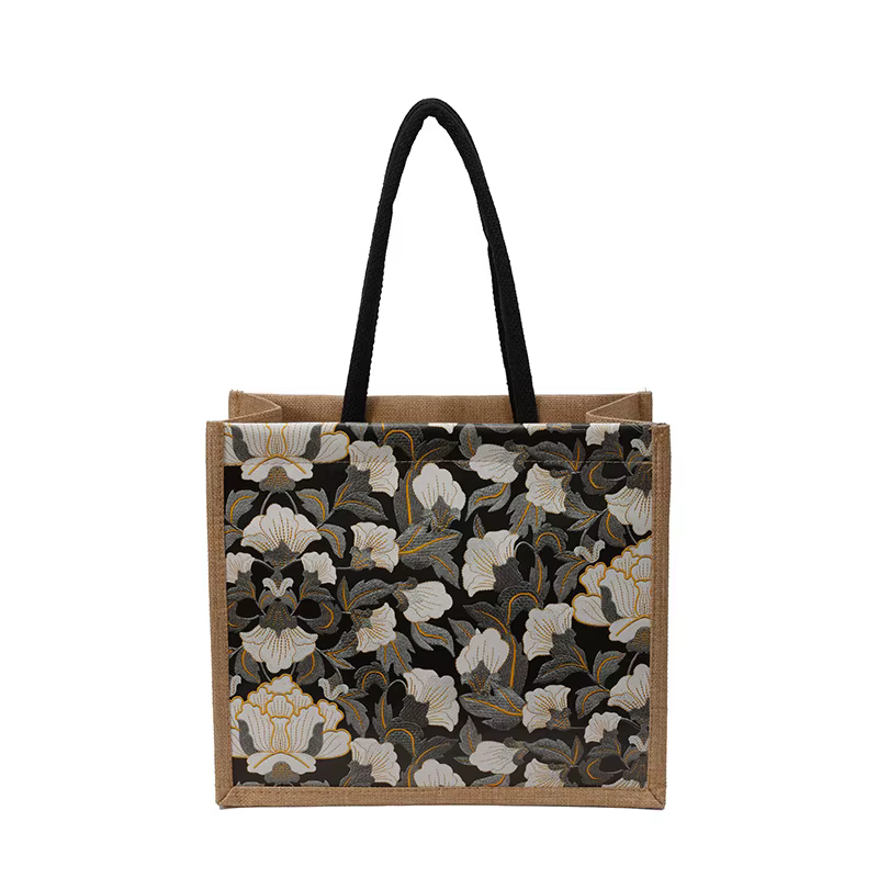 Sac fourre-tout pour femme, sac à main décontracté, sac à bento personnalisé, sacs d'épicerie réutil