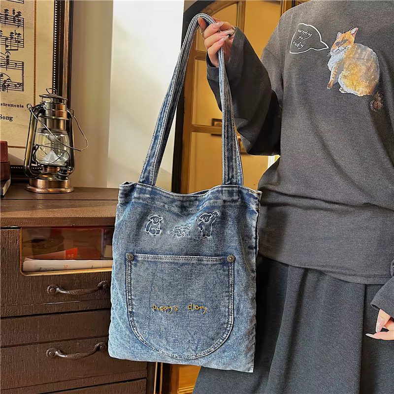 Sac à bandoulière décontracté pour femmes, fourre-tout de grande capacité de bonne qualité, sac seau