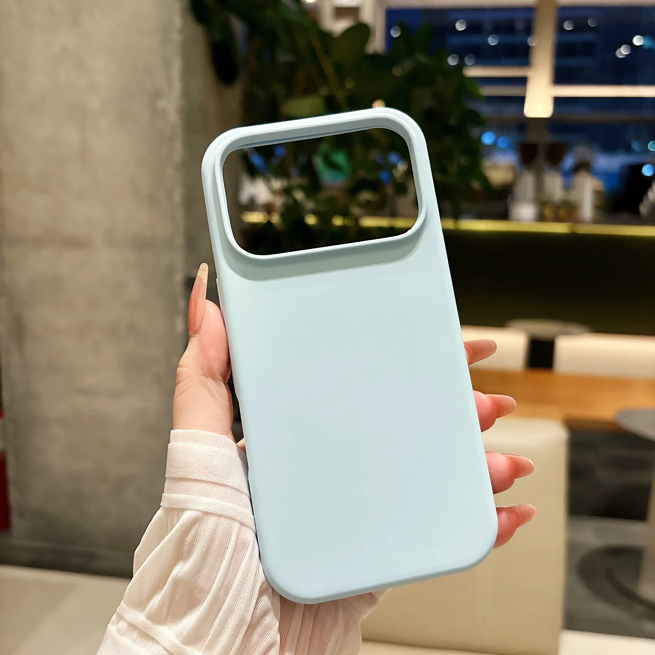 Coque antichoc fine en silicone liquide souple couleur unie pour iPhone 17 Air 16 15 14 13 11 12 Pro