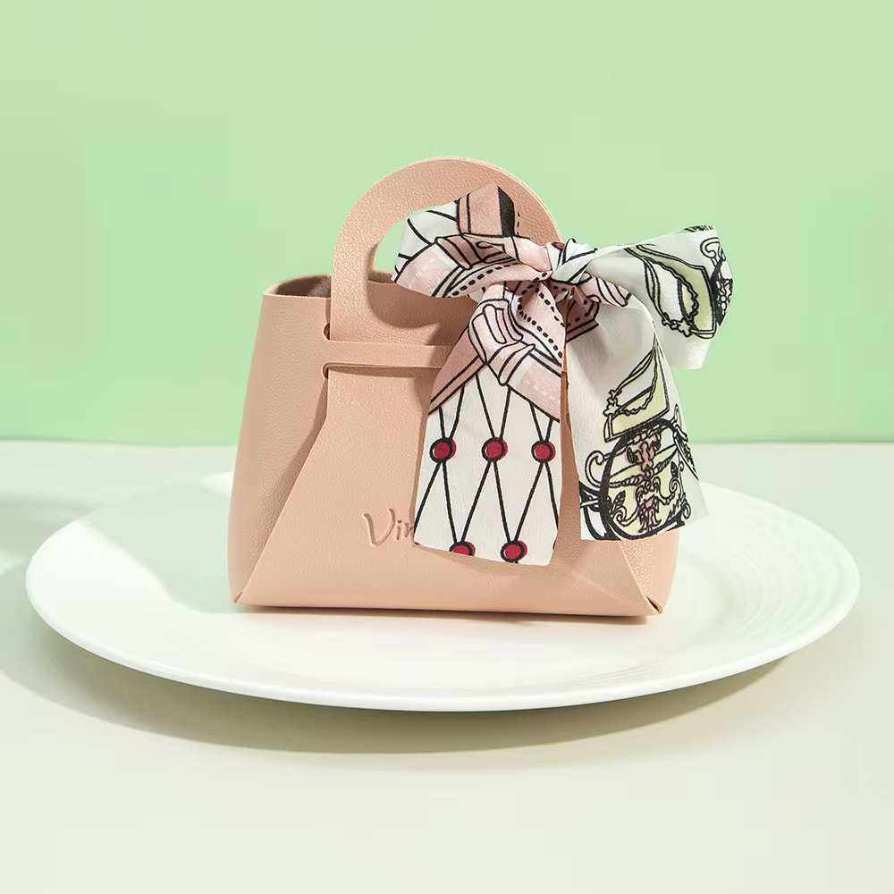 Sac à main en cuir rouge à faire soi-même, pochette à bijoux, logo personnalisé, fête d'anniversaire