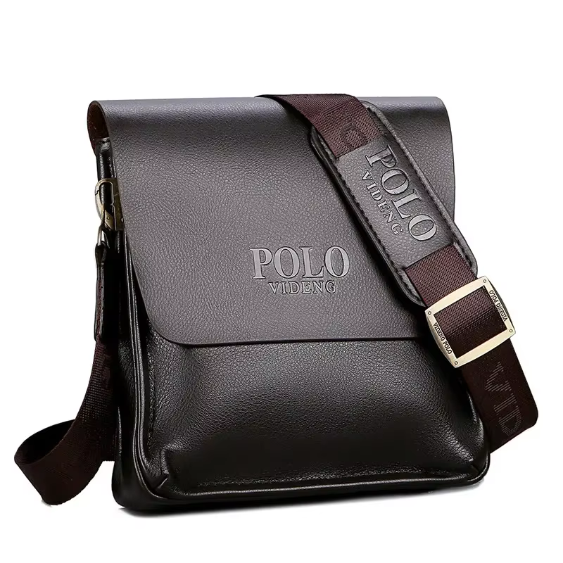 Sac à bandoulière Polo d'affaires décontracté Paul sac en cuir Vertical sac à bandoulière pour docum