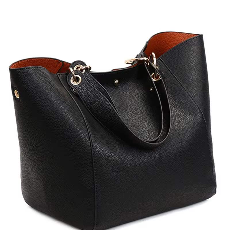 Grand sac fourre-tout pour femmes, sacs à main en cuir PU imperméable avec poignée supérieure, sac à