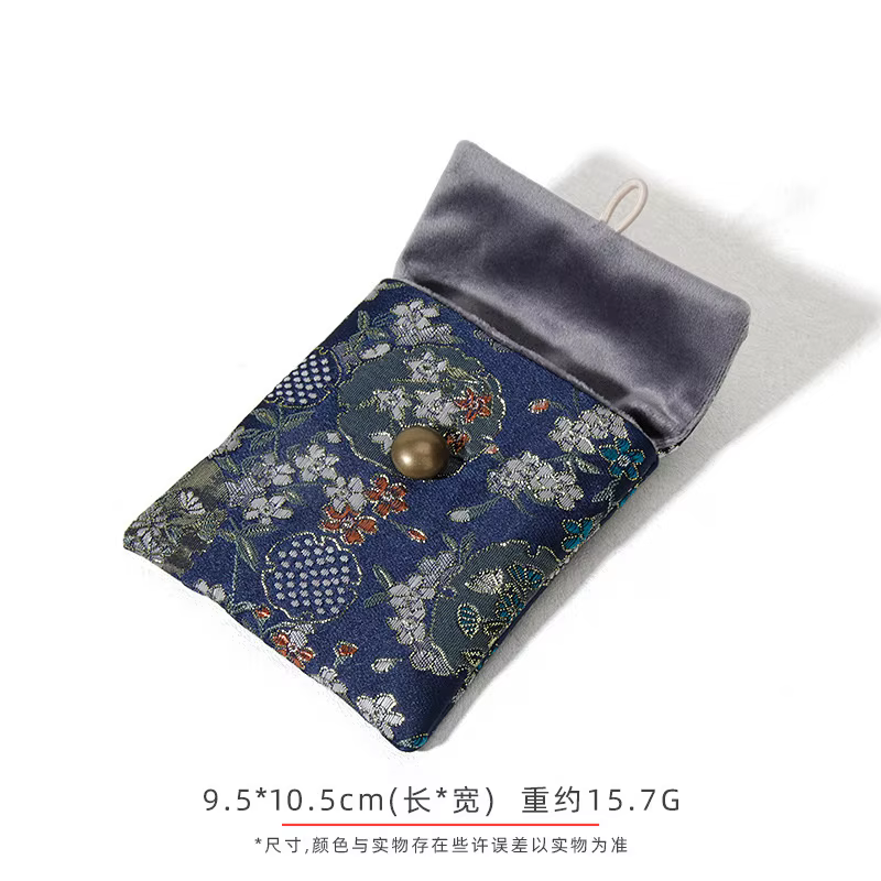 Sac à bijoux brodé Vintage, 1 pièce, sac de rangement pour Bracelet, collier et Bracelet