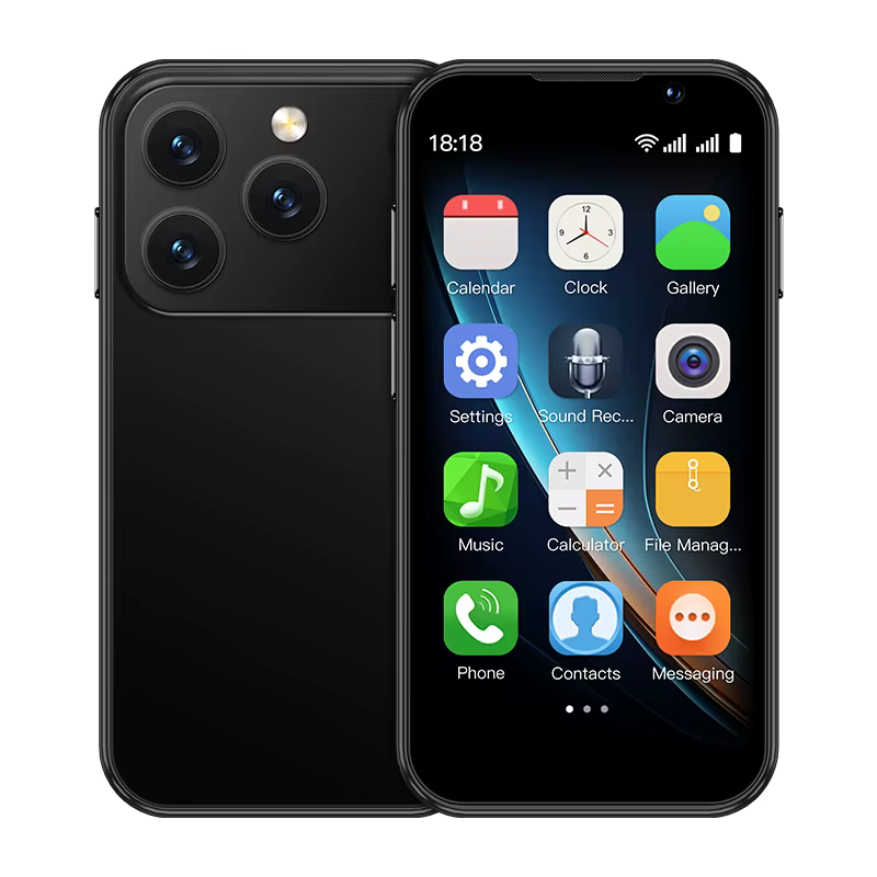 SOYES i17 Mini Smartphone Android 9.0 3.0 pouces 2GB RAM 16GB ROM double SIM veille double caméra jo