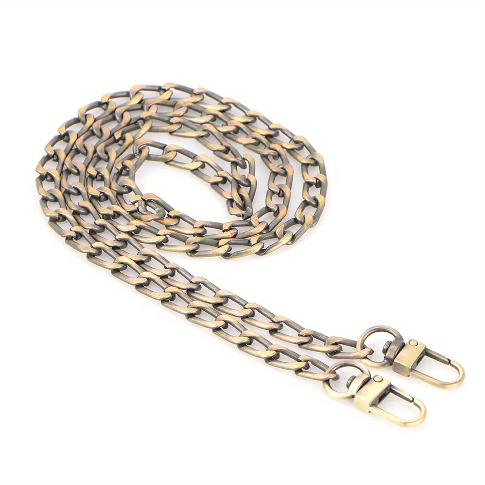 40-140cm sac à main chaîne sangle plate chaîne sangle sac à main chaînes pour portefeuille sacoche f