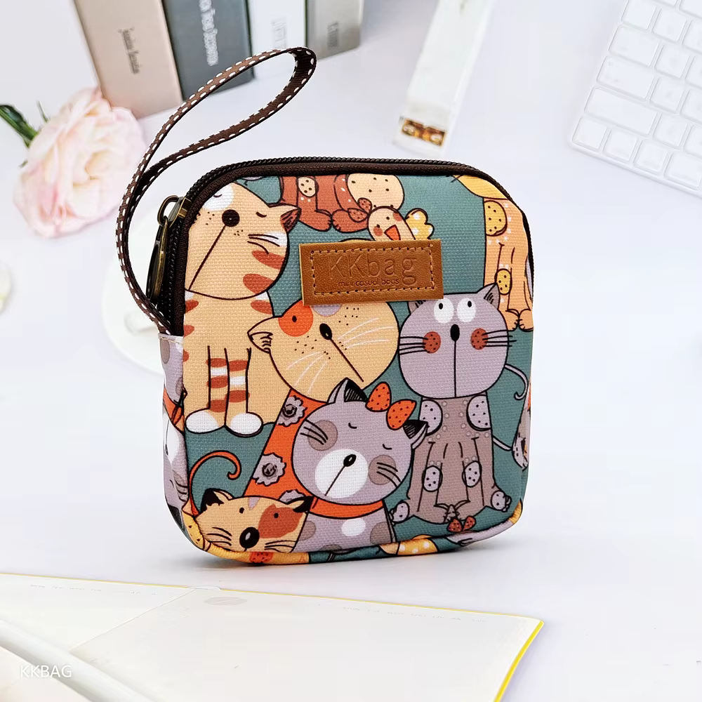 Sac de rangement de Tampon mignon pour femmes et filles, pochette pour serviettes hygiéniques, sac à