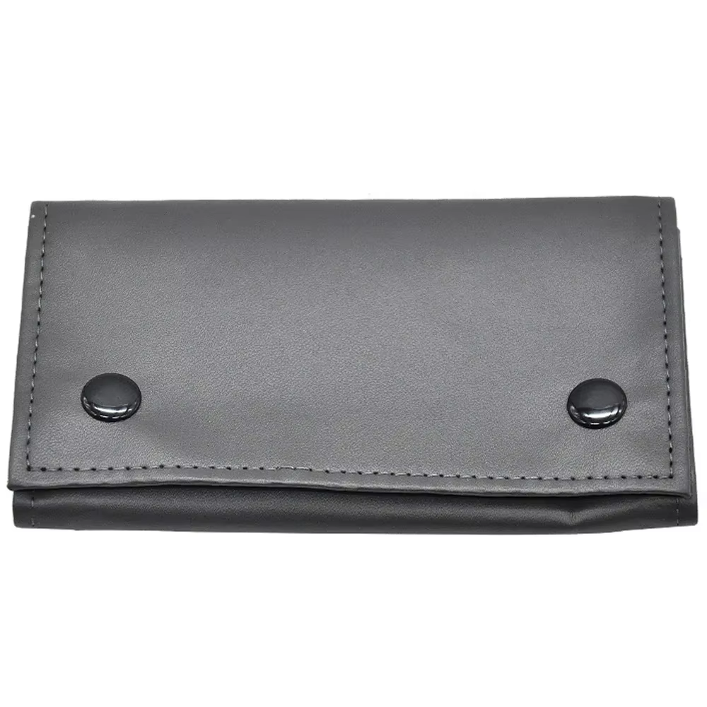 1 pochette à tabac en cuir PU, sac de rangement portable pour cigarettes et papier à rouler