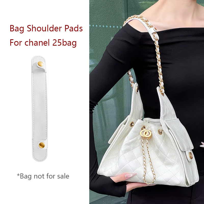 Sac épaulettes pour Chanel 25 sac, repose-épaule en cuir réduisant la pression, sangle de sac antidé