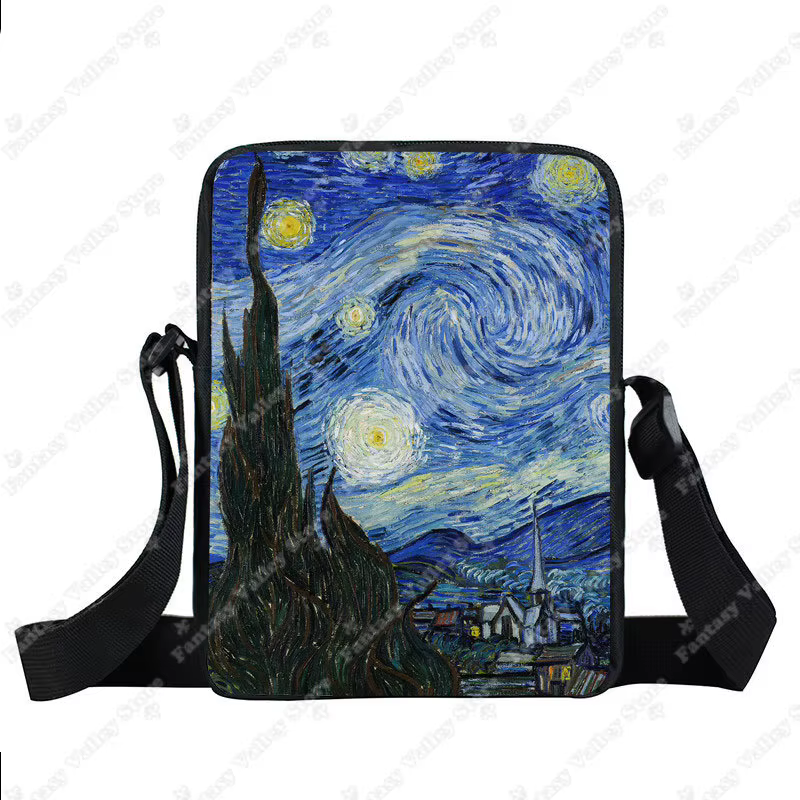 Sac à main Van Gogh pour femme, peinture à l'huile, amandier en fleurs, 73 "Arles initiés, sacs à ba