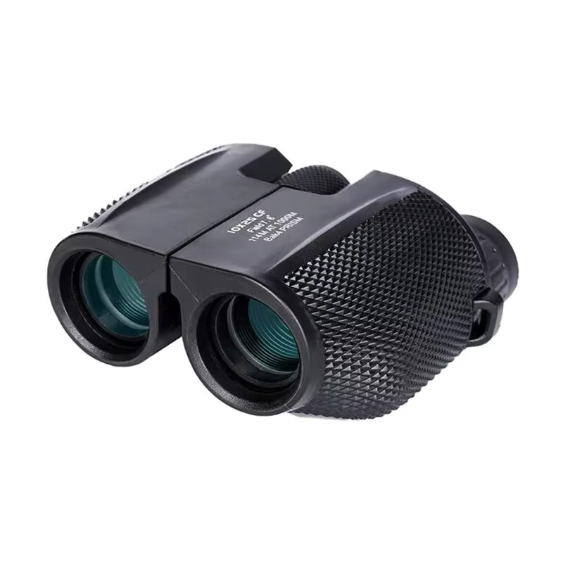 Jumelles 10X25 HD Mini télescope Portable BAK4 FMC télescope enduit observation des oiseaux en plein