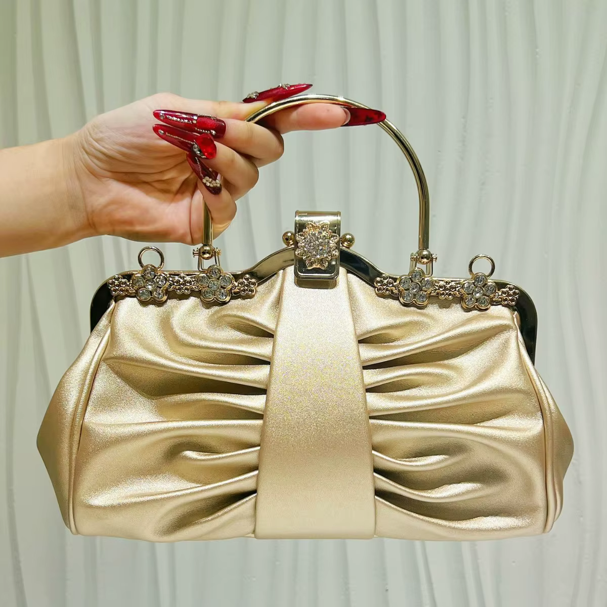 Sac à main de soirée, sac carré élégant pour célébrités, demoiselles d'honneur, mariage, petit sac d