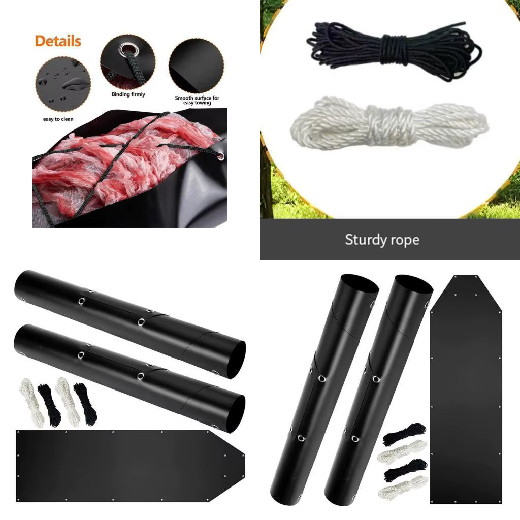 R6FE planche Ski neige traîneaux Snowboard jouet tapis traîneaux flexibles jouet neige pliant Ski Sn