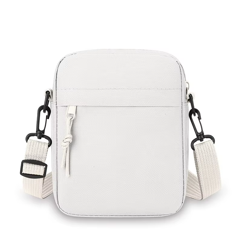 Sac à bandoulière unisexe de couleur unie, léger, petit sac à bandoulière pour téléphone, sac à band