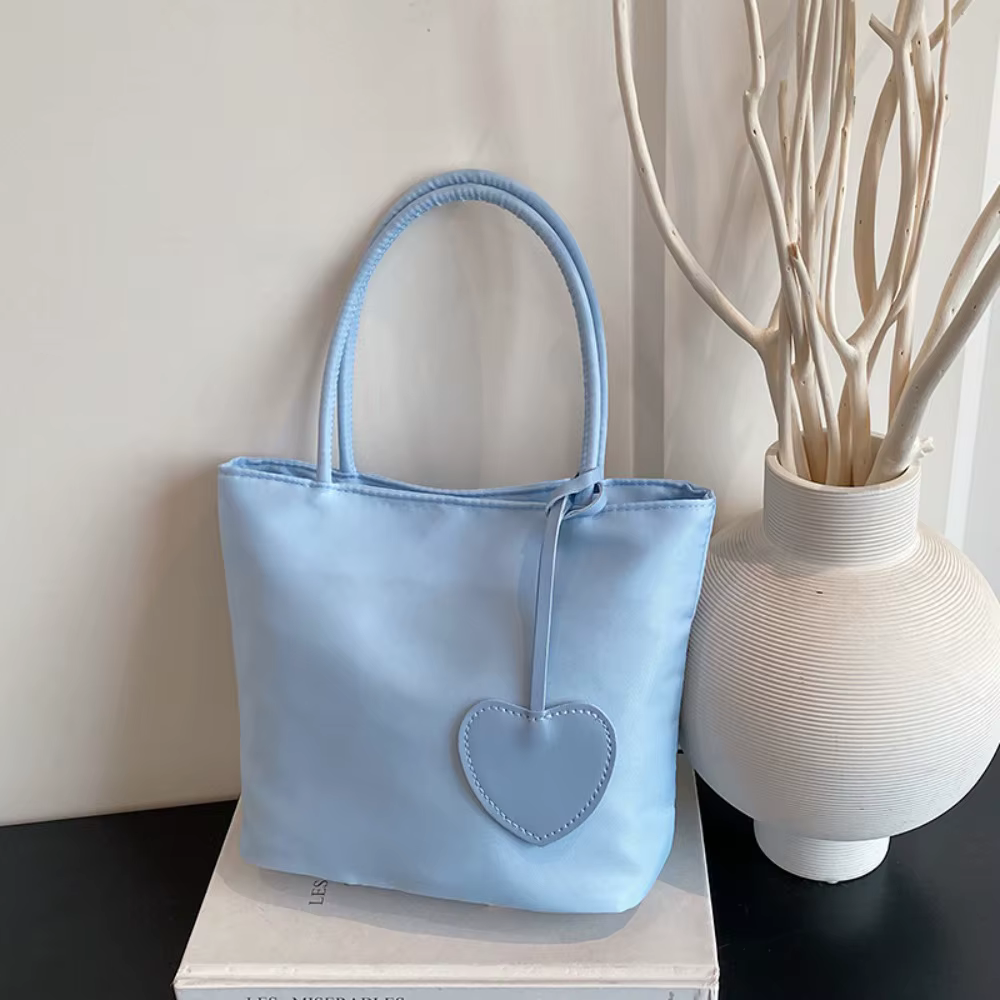Nouveau sac fourre-tout mini couleur macaron, sac à bandoulière léger, design polyvalent, sac à main