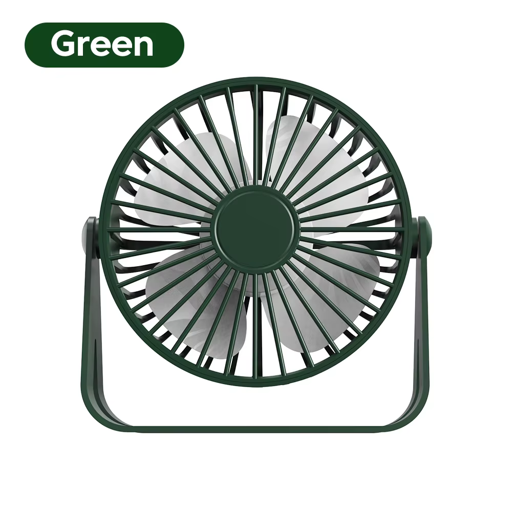 Mini ventilateur USB à 4 pales, silencieux, alimentation par câble USB, Plug and Play, petit ventila