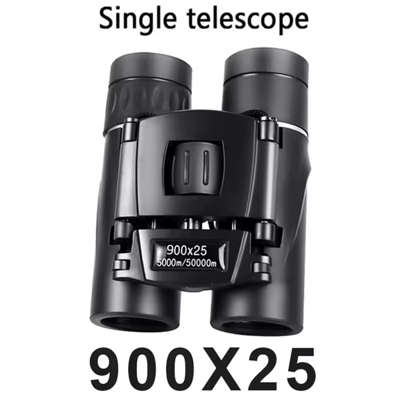 Jumelles 9000M longue portée 900x25 HD pliant Vision nocturne Mini télescope optique FMC pour les Sp