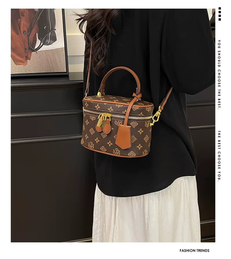 Sac seau tendance pour femme - Mini sac à main élégant haut de gamme, polyvalent, à porter à l'épaul