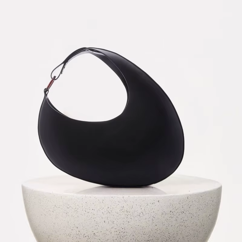 Nom personnalisé gratuit Sacs à main pour femmes concepteur de luxe mince demi-lune sac et sac à mai