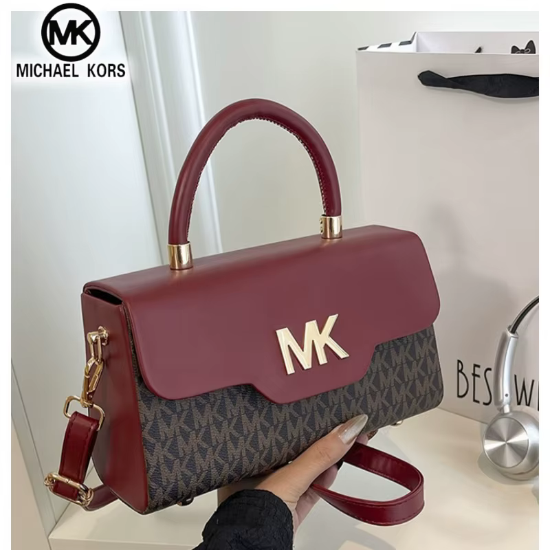Sac à bandoulière Michael Kors pour femme, sac à main à la mode, sac carré multifonctionnel classiqu