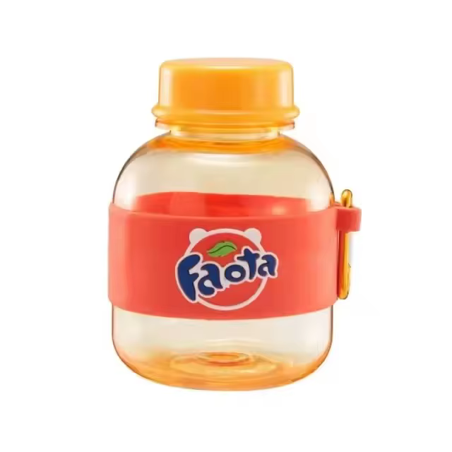 Mini bouteille d'eau mignonne de 330 ml de style INS pour filles – Bouteille en plastique portable a